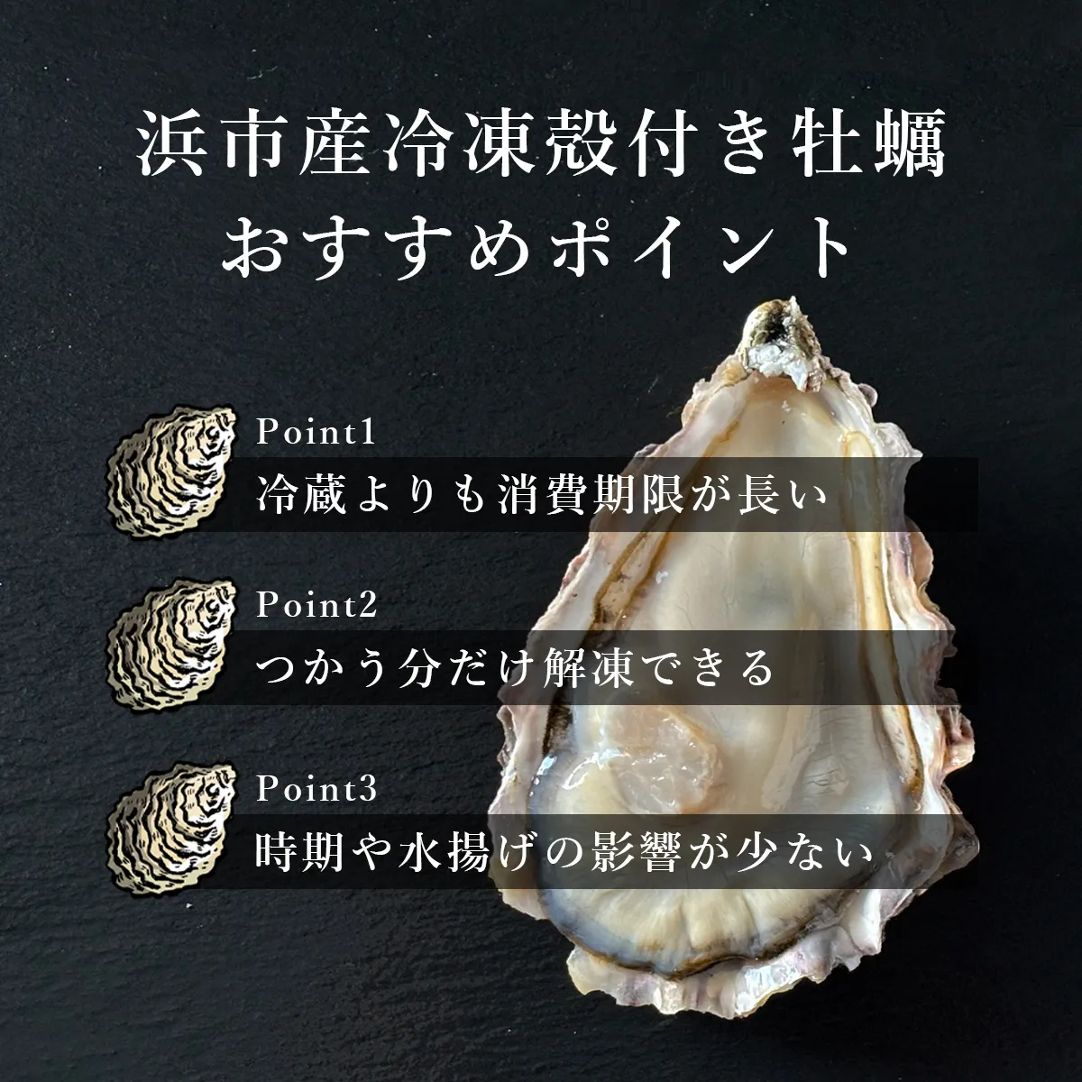 浜市冷凍殻付き牡蠣がおすすめの理由
