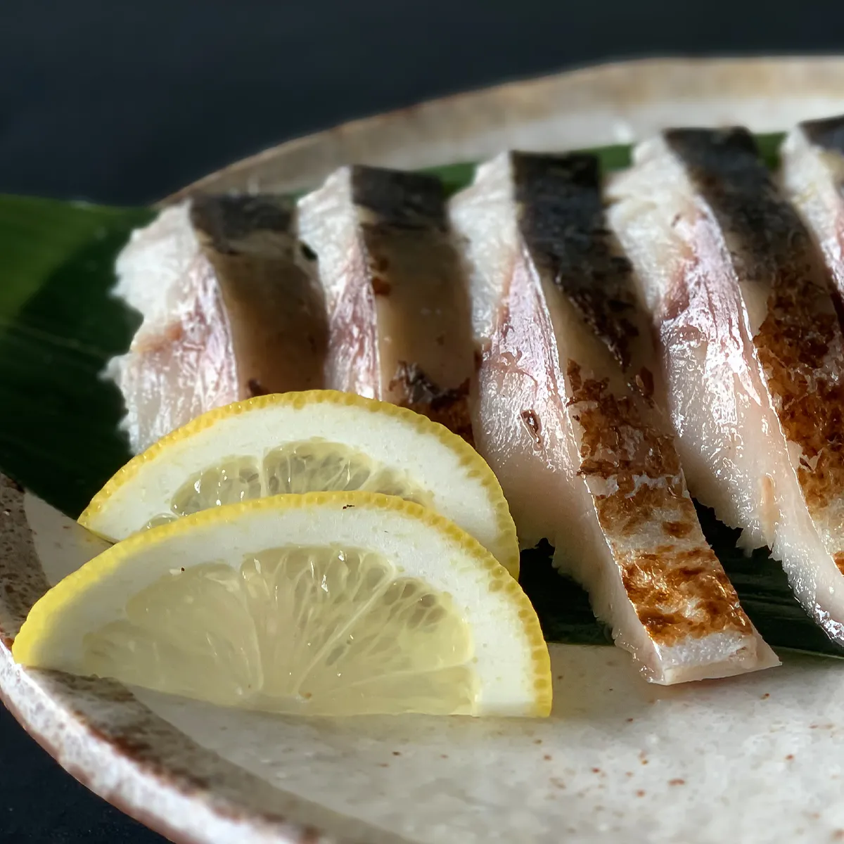 訳あり金華さば炙りしめ鯖の盛り付けイメージ画像